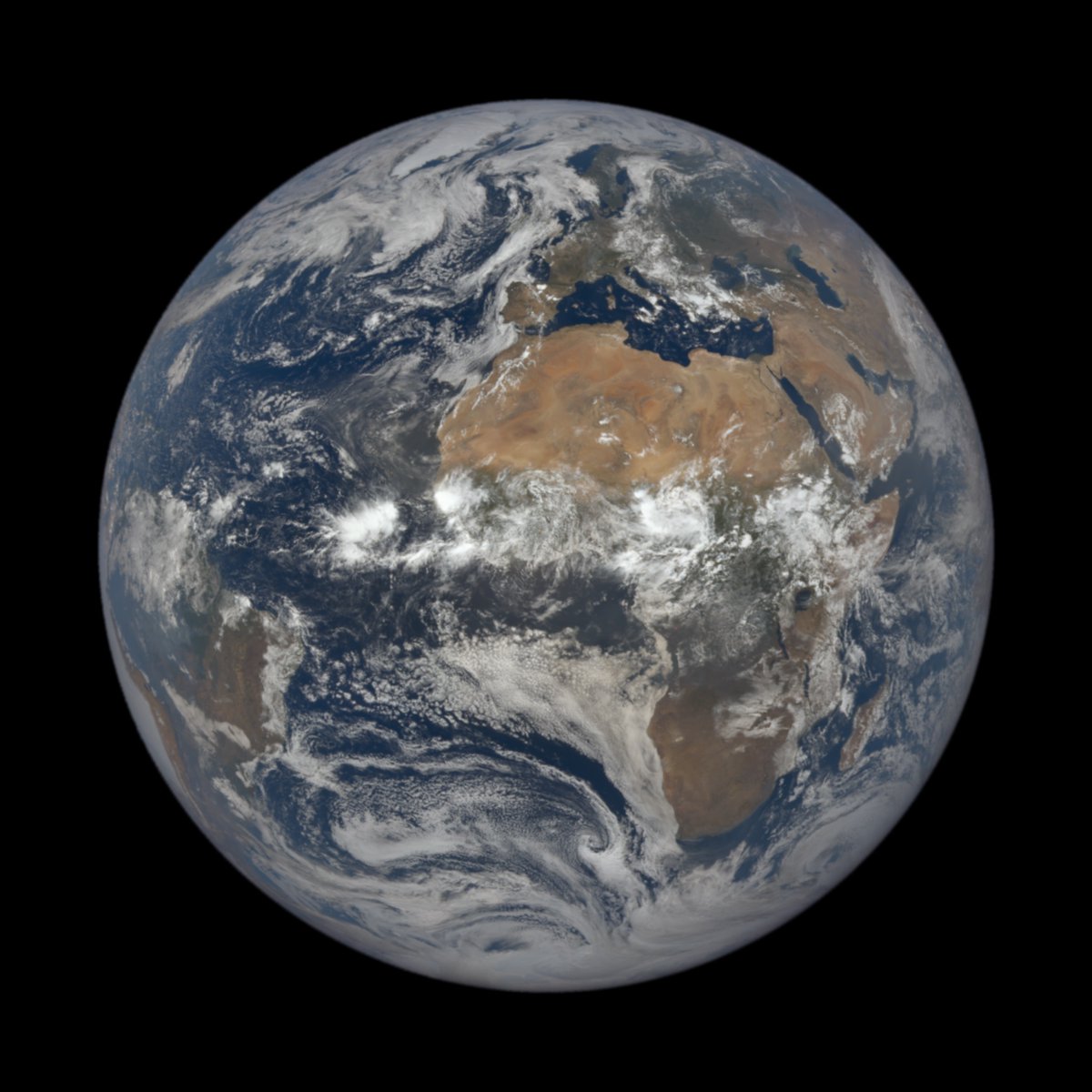 fromamillion's tweet photo. Just another day for DSCOVR/EPIC https://t.co/tEMUC8AjCI