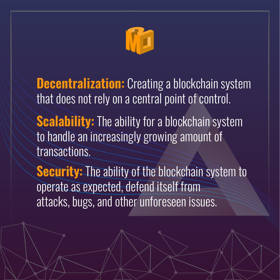 BlockchainM20's tweet image. Have you heard of Blockchain Trilemma before? 

-
This is what it means M20 Blockchain 
-
#M20Blockchain #trilemma #blockchain #mission20 #blockchiantechnology #trading #crypto #cryptocurrency #m20block #bitcoin #ethereum #btc #forex #money #blockchainrecords #bitcoinmining