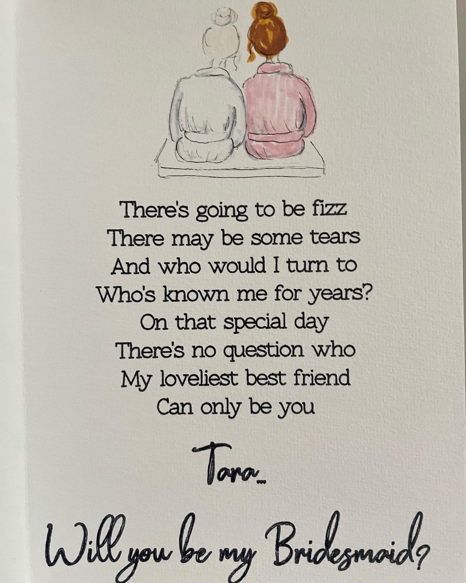 damiensdoodles's tweet photo. Super cute “will you be my bridesmaid” card with bees!
#irishillustrator #irishillustration #illustration #irishcraftanddesign #illustratorsireland #bees #irishwedding #weddingillustration https://t.co/0NCE1wRfiG