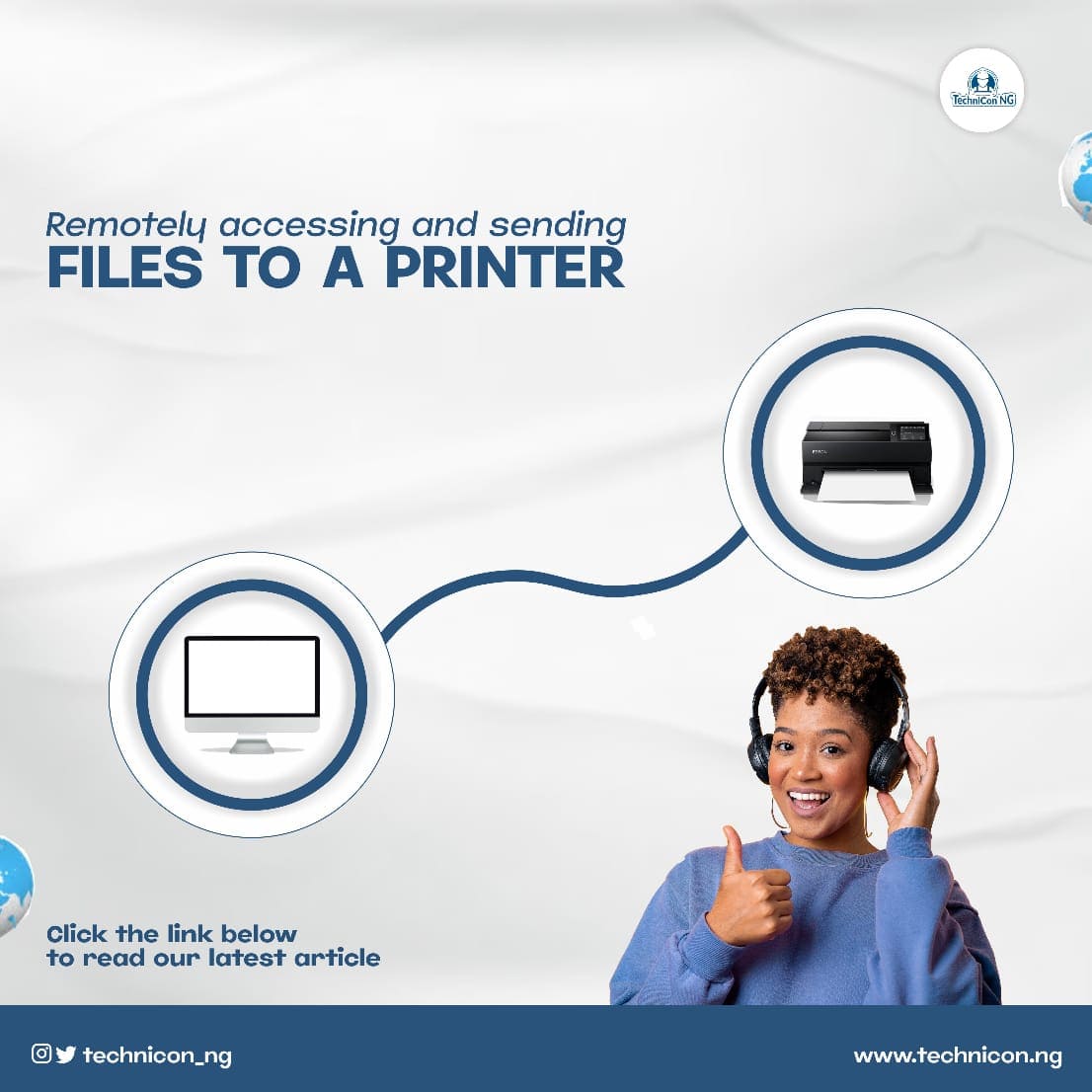 technicon_ng's tweet photo. Hello 👋

If you've ever wondered how you can perform your print jobs without being directly connected to your printer, this article is for you.

Check out our new article today👇👇

  https://t.co/0Fo0QtiRs7

Kindly engage and let's have your feedback😁 https://t.co/DXGJ9TOd4d