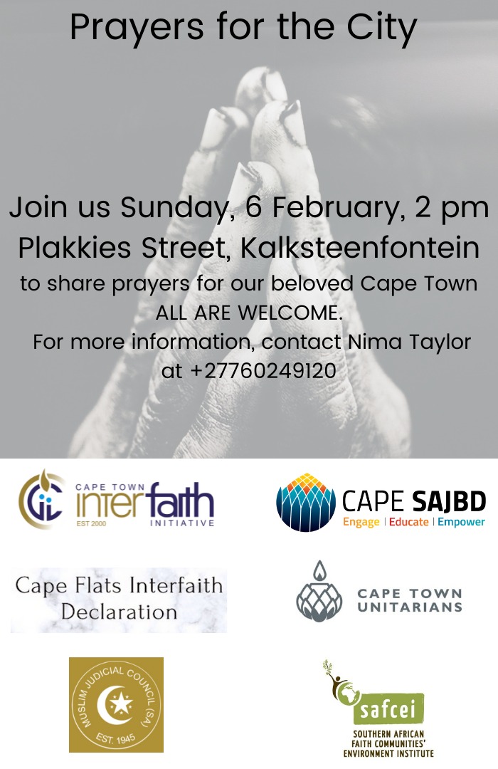 capeinterfaith's tweet photo. Our AGM is on Sunday! - https://t.co/kAwnMGbsv5 https://t.co/6nkkG8t7zL