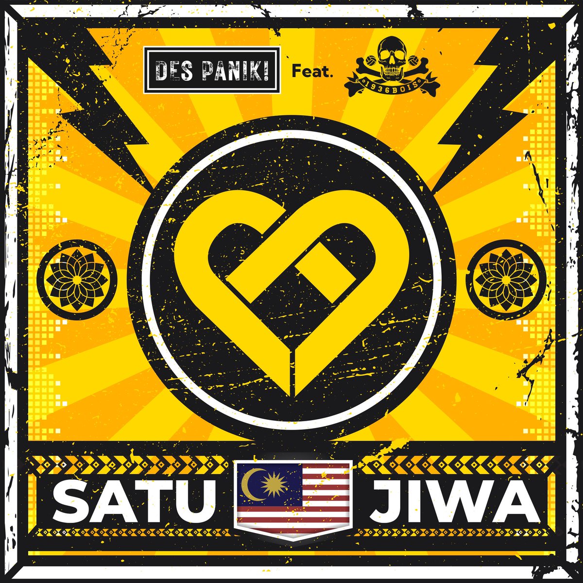 DesPanikBand's tweet photo. Assalamualaikum dan hai semua! 

Kami bakal melancarkan single terbaru berjudul ‘Satu Jiwa’ featuring @1936Bois pada tanggal 30 Ogos 2022. Kongsikan berita gembira ini dan nantikan bersama!

Artwork by @nzhftrmz 

#despanik #1936bois #satujiwa https://t.co/eiDEwojFue