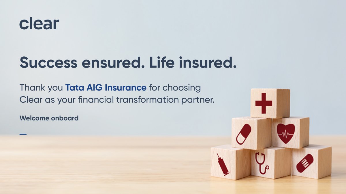 _cleartax's tweet photo. Thank you @TATAAIGIndia for trusting Clear Max ITC.
4000+ companies trust Clear as their finance transformation partner.
Get onboard to maximise ITC, communicate seamlessly with vendors, enjoy 100% automation and compliance.
#FinanceTransformed #BuildingClear https://t.co/Nz7oio7PKb