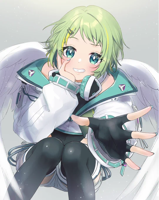 お題箱「推しの天咲いつはちゃんを描いていただきたいです…!」#いつはにどーぞ 