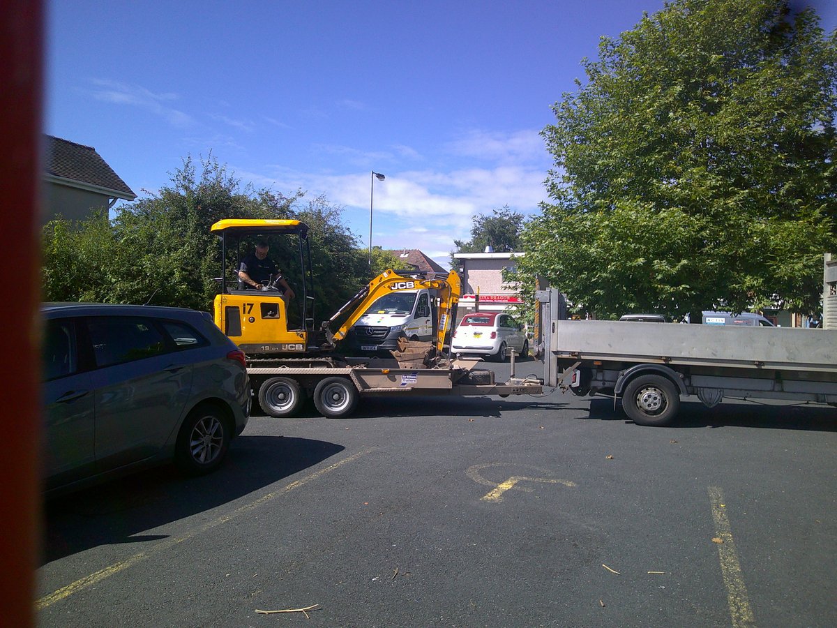 We've now removed the old wheelchair roundabout from our playground🙂
We'd like to say a massive THANK YOU to Andy Earll from Ace Plant Hire Rugeley for very kindly loaning us the equipment to remove it free of charge! 
We really appreciate your generosity x