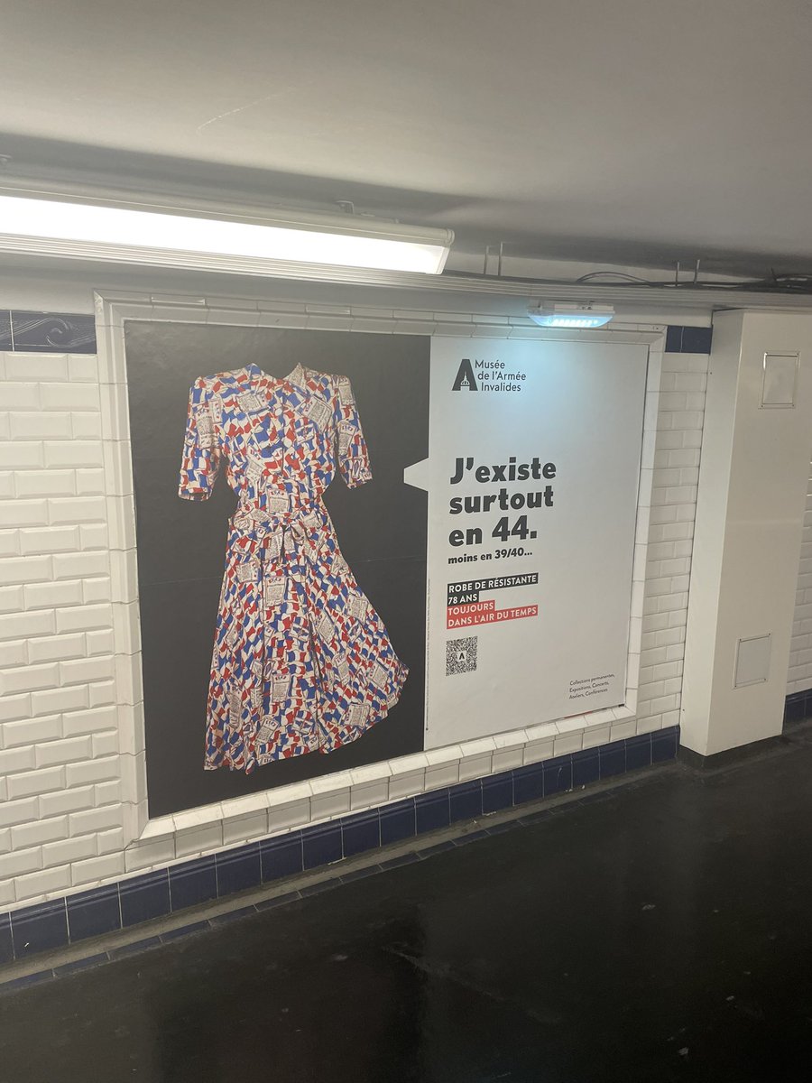 AdCroze's tweet photo. Sublime campagne de publicité du @MuseeArmee. Percutante, incisive et décalée au service d’un message: la culture &amp; la mémoire ! Bravo à @DeMedlege et à l’agence Drôles d’oiseaux pour la création ! https://t.co/uLLeZlyuWl