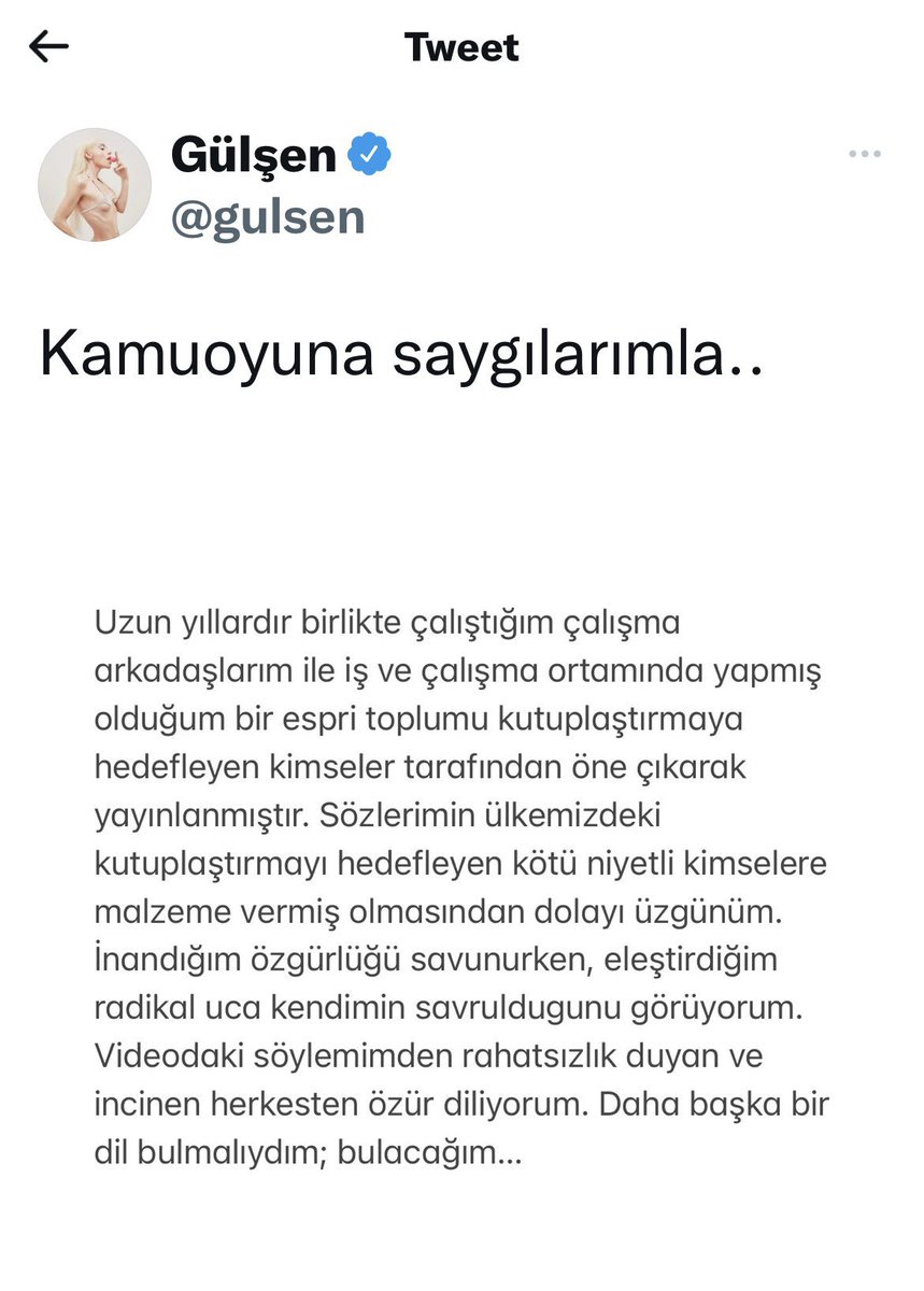 gulbenergen's tweet photo. Özür diliyor… Tutuksuz yargılanmayı hak ve talep ediyor. Kadın katilleri, çocuk tacizcileri, hayvanları katledenler aramızda dolaşırken #gülşen e yapılan bu  muamele çok ağırdır!Çok üzgünüm. https://t.co/KzOsGDIgKp