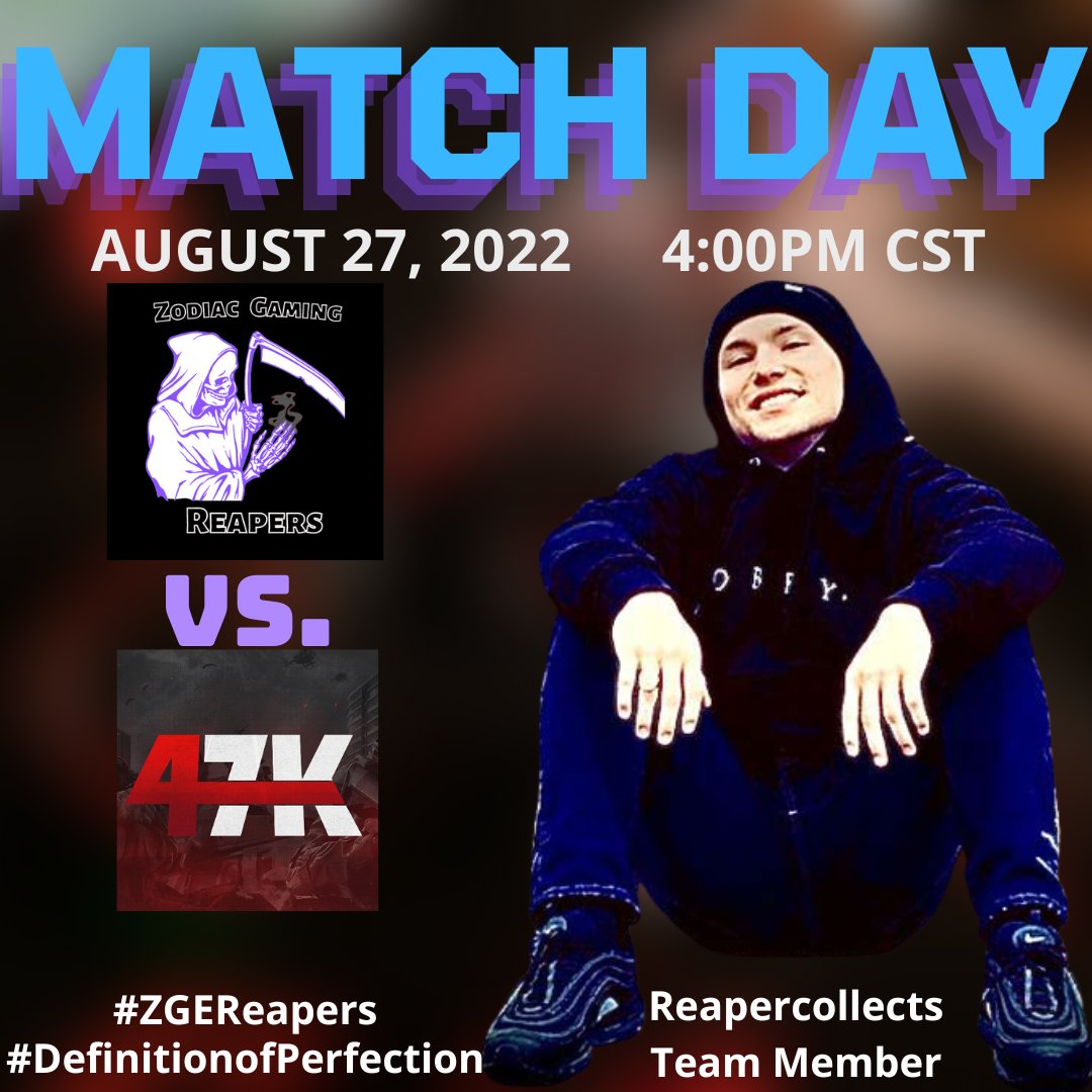 Phoenix_Brigade's tweet photo. Match Day tomorrow! Don't forget to come on out and support our boys @zgereapers!
https://t.co/noR8DN0Uuv
Use the hashtags #DefinitionofPerfection or #ZGEReapers if posting about the match! We will be giving live updates as the match progresses! https://t.co/YmC4AsZ89O