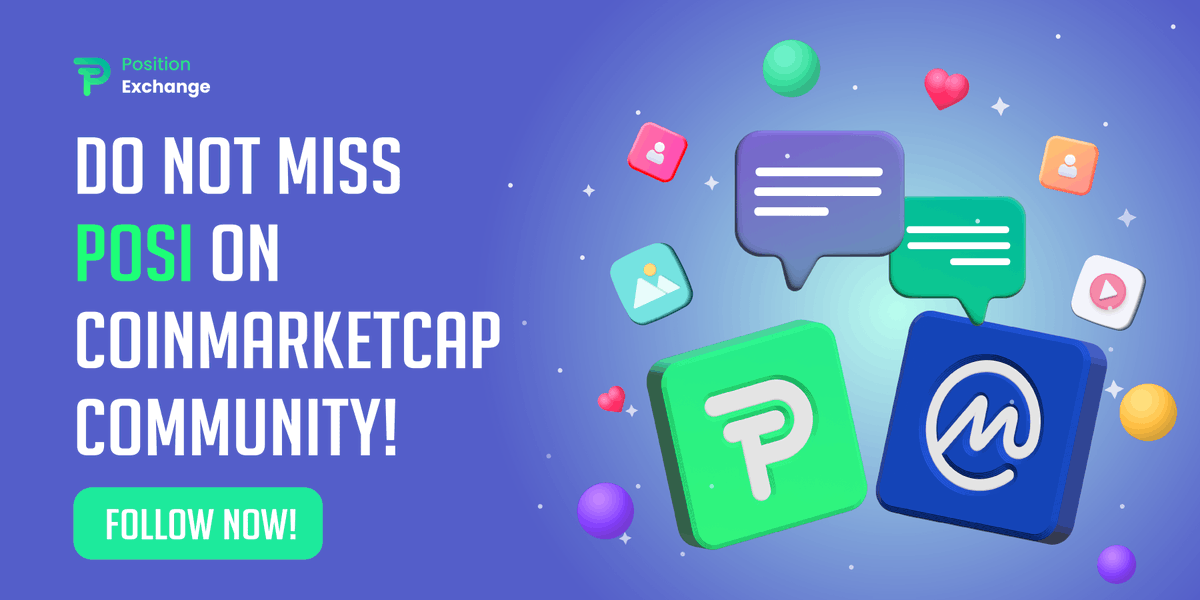PositionEx's tweet photo. We are coming to CoinMarketCap Community, a dedicated channel for crypto lovers 😊

Of course, new types of content and specialized knowledge will be posted there 📗

Follow now to enjoy 👉 https://t.co/7IPpzr6J1l https://t.co/Ar4Bd8NgaV