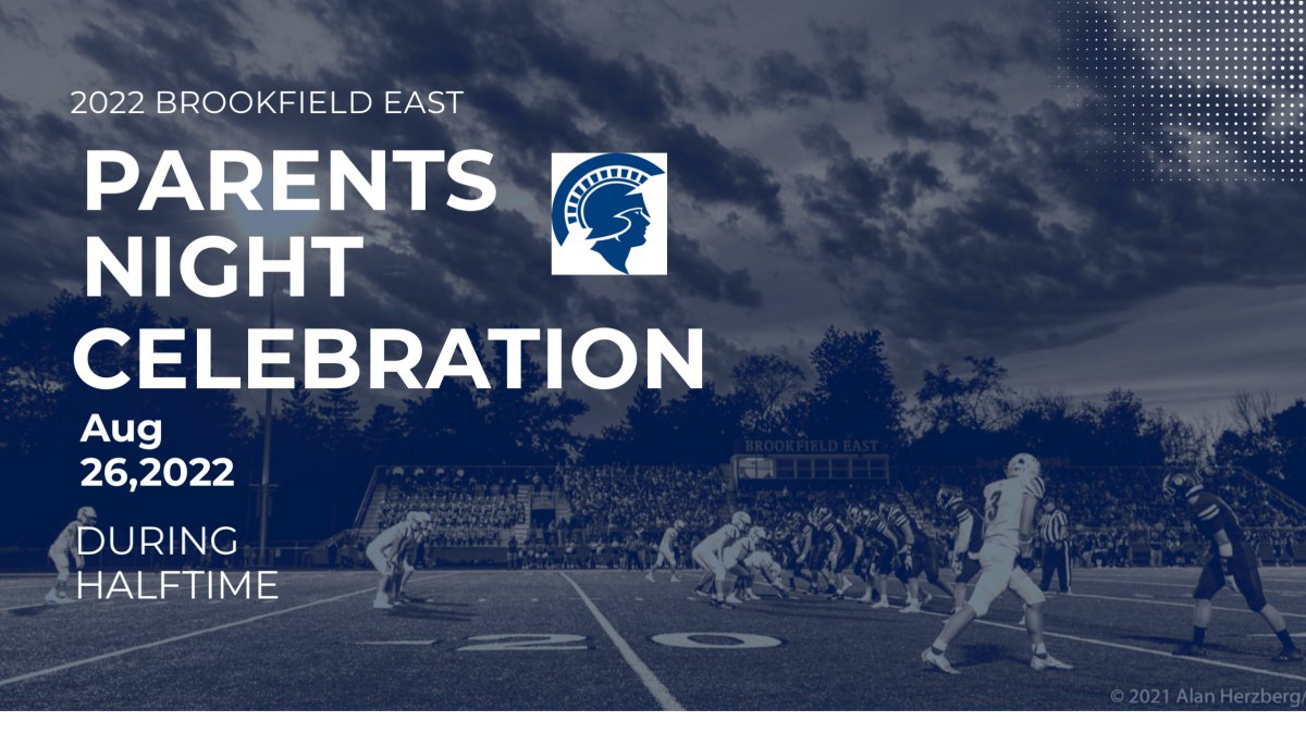 BEHSFB's tweet photo. Come watch our Spartans as they take on the  Racine Case Eagles and join us in a celebration of our Spartan parents. #BESpartanNation #BEExcellence https://t.co/MRZ2JHIvqs