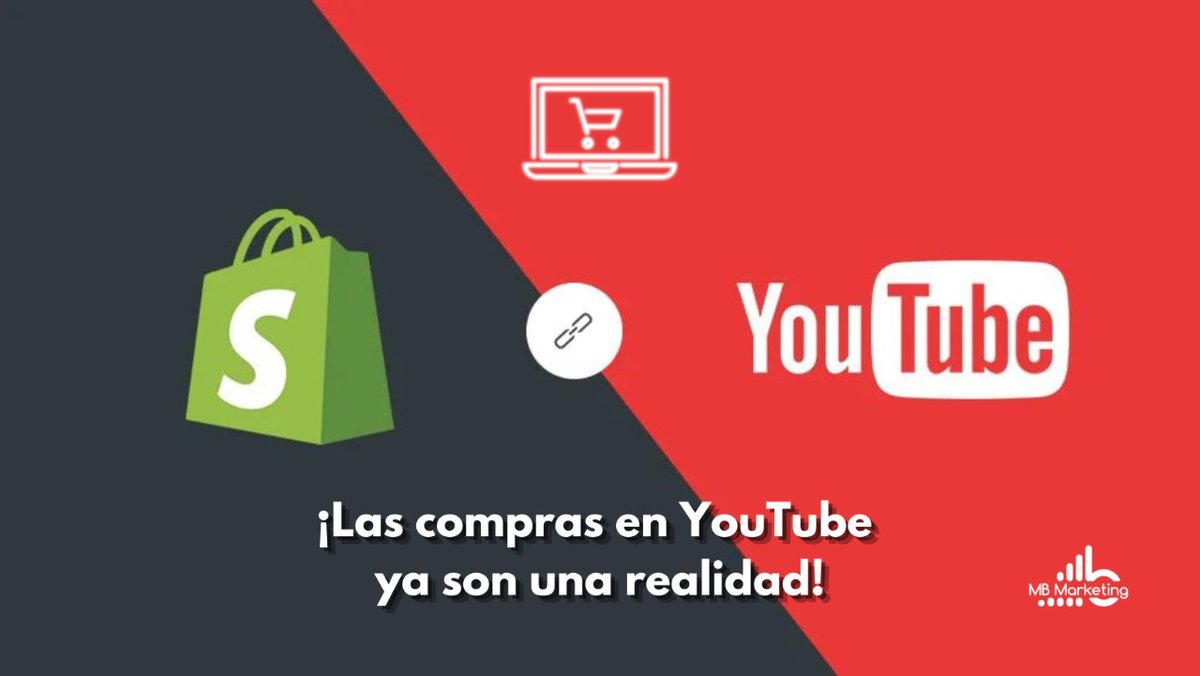 MB__Marketing's tweet photo. ¿Comprar dentro de Youtube? 🔴

¡La plataforma de streaming se une a Shopify para hacerlo una realidad ✅

Los usuarios podrán acceder a una sección exclusiva para comprar 💳 🛒 

Los creadores podrán etiquetar productos en la pestaña Explorar 👟

Fuente: https://t.co/qCw2DbqlmV https://t.co/iVBOeLihhR