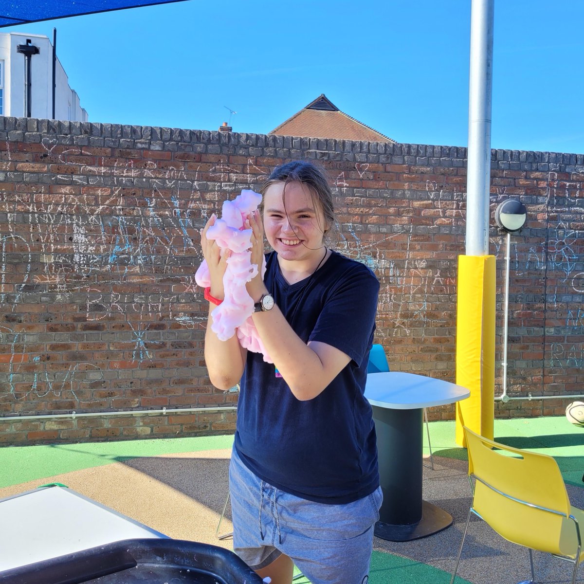 EnhanceAble's tweet photo. Big smiles and squishable joy, that's what we're about at Rainbow House 🌈

#enhanceable #childrendsrespite #afc #socialcare https://t.co/aFym0lIWrH