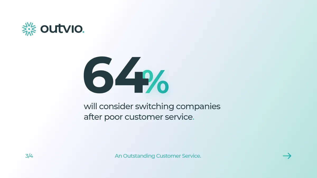outvio's tweet photo. For a lot of companies, #customerservice is solely about solving problems. But if you take the time to really nurture customers throughout the buying experience, your company will stand out not only for its high quality products but also for its exquisite customer service 🤝 https://t.co/CfRQIeazha