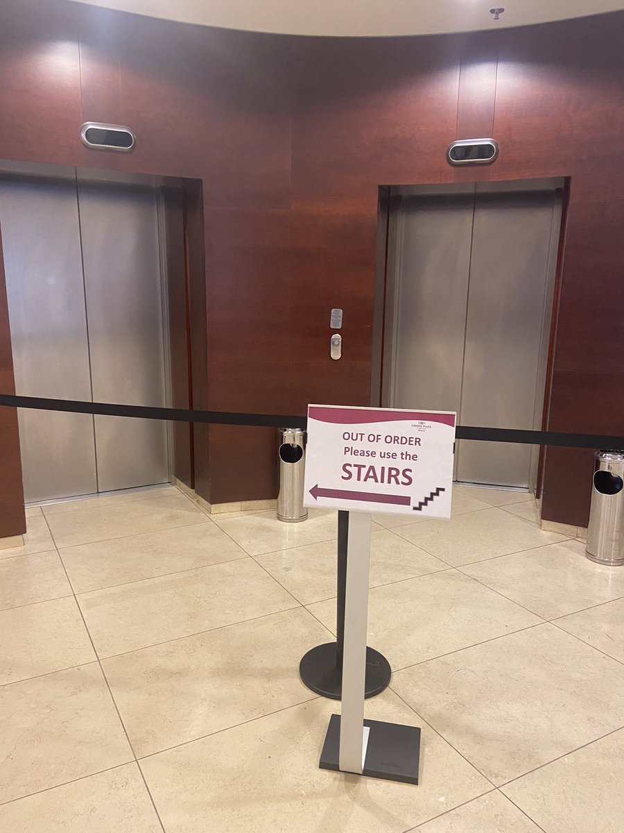 Amused my first thought on seeing this at the conference hotel was whether or not it’s a behavioural intervention 😂 <a href="/EHPS2022/">EHPS 2022 Bratislava</a> #EHPS2022