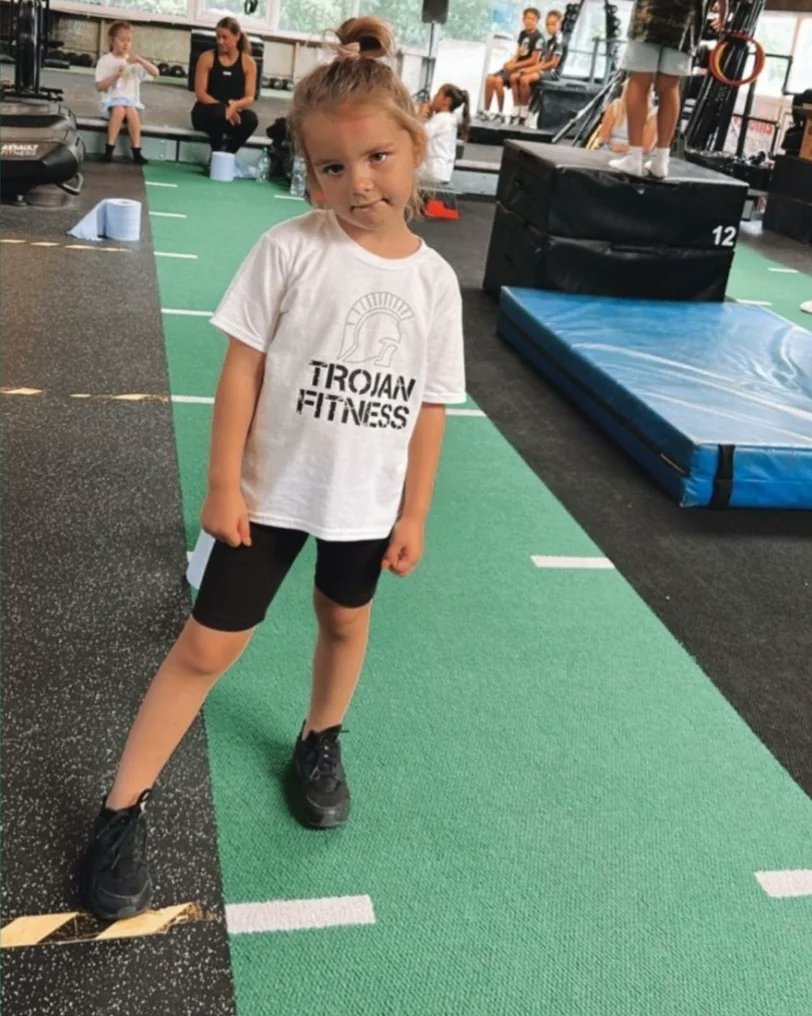 JPSSportsWork's tweet image. Mini Trojans!!!! 💪

Well done to the kids that have attended @TrojanFitness Kids Camp over the last few weeks, with some wearing the Trojan sauce! 😉👍

Mini tees printed by us here, at JPS

📧 sales@jpssports.co.uk
☎️ 01179 390370