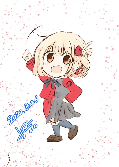 なんだかフォロワーさんにリコリス・リコイル過激派がいるようでしてちょっとあまりにもだったので描いたらどんな反応するのか興味本位で描きましたがもっと絵の上手い人に頼むべきだと思います。 #ペンの向くまま気の向くまま 