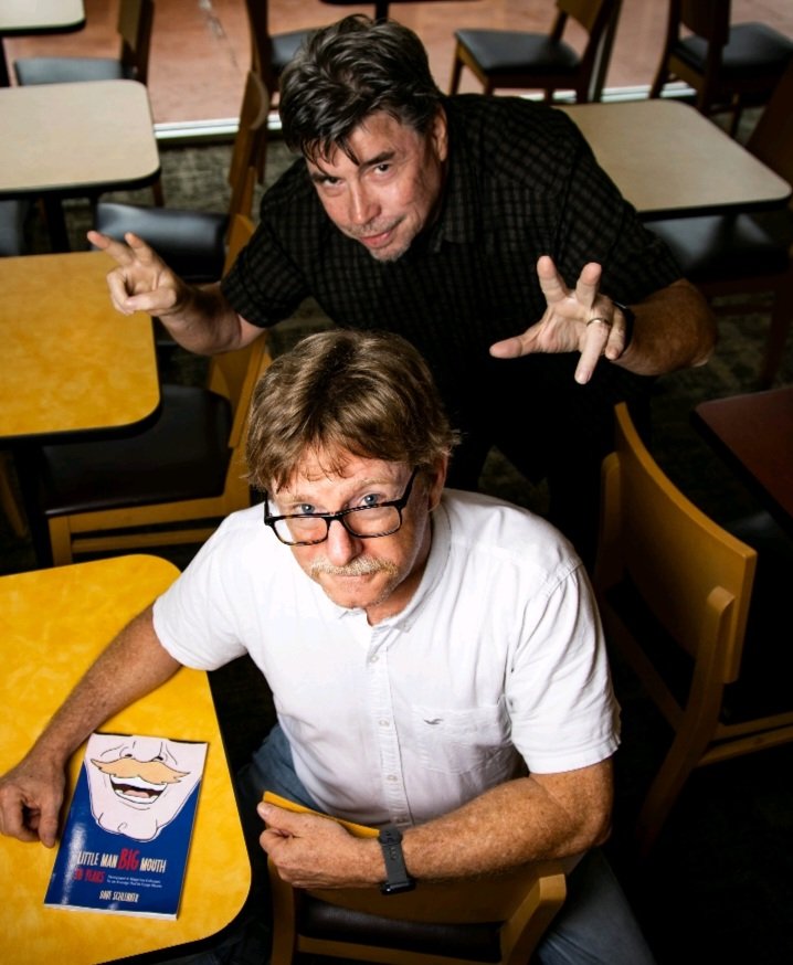 JoeCallaWorld's tweet image. Great getting together with @daveschlenker, who I worked with for 24 years until 2019. His new book mention in seperate tweet is so funny.