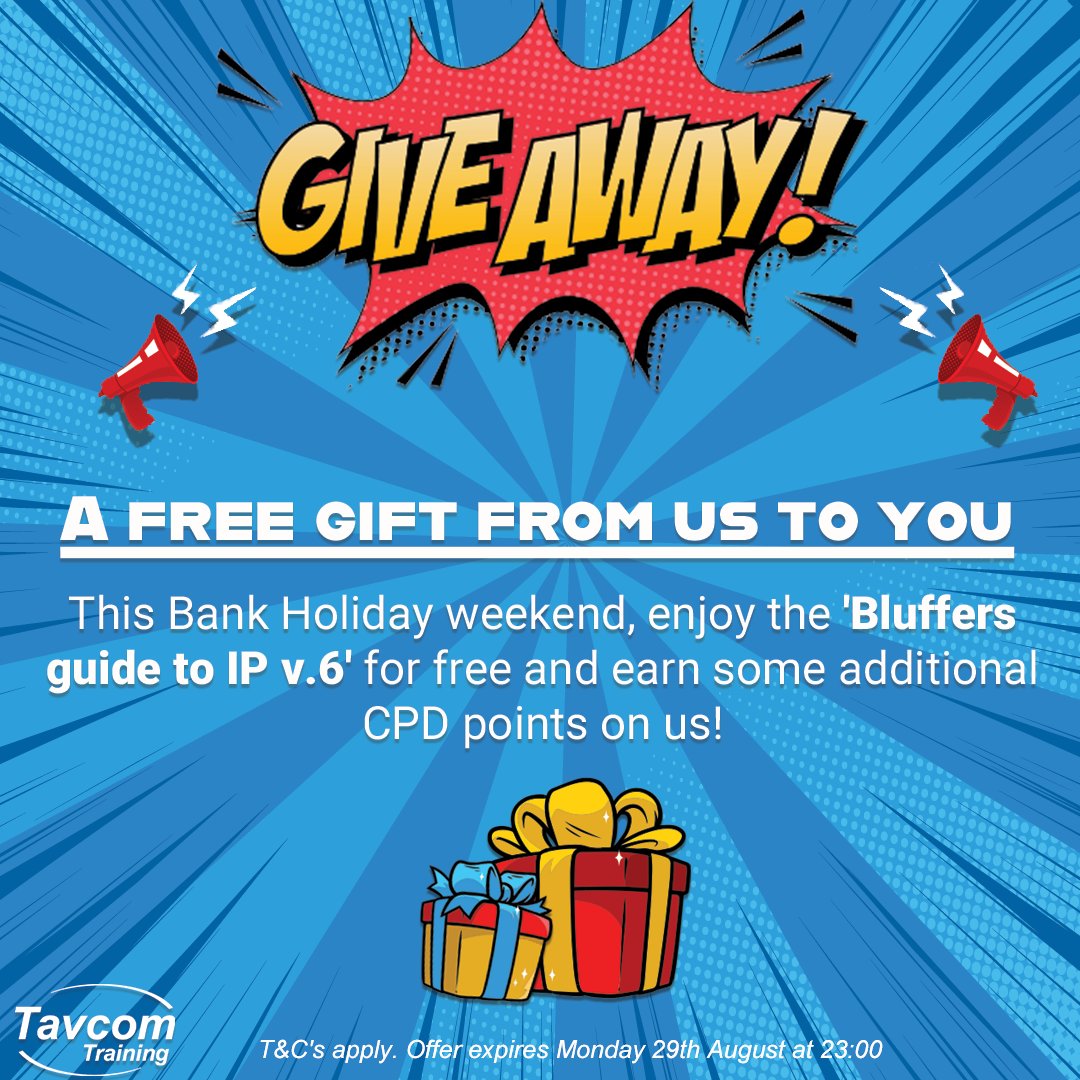 From us to you, have a great Bank Holiday Weekend!  click on the link to redeem: tavcomacademy.com/store/294064-b…