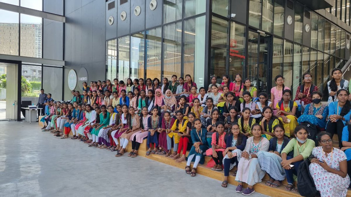 KTRBRS's tweet photo. Glad that 150 bright youngsters of IIIT-Basara had a first hand exposure to @THubHyd &amp; @TWorksHyd 

We need more entrepreneurs coming from our institutions of excellence and am confident that Govt’s efforts in this regard will pay rich dividends 👍 https://t.co/MvUcGcO9Lz