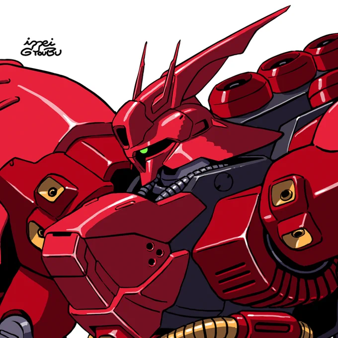ガンダムエース10月号発売中です。「機動戦士ムーンガンダム」は現在地球編。メカページは「サザビー初期試験型(重力下仕様)」となっております! #moongundam 