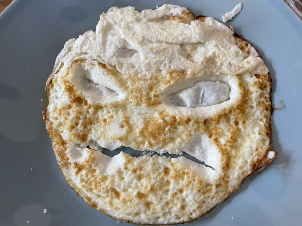 TheFarmBelly's tweet photo. I think the eggs are mad at me. Arghhh!!! #angryeggs https://t.co/DaAKxOoWPz