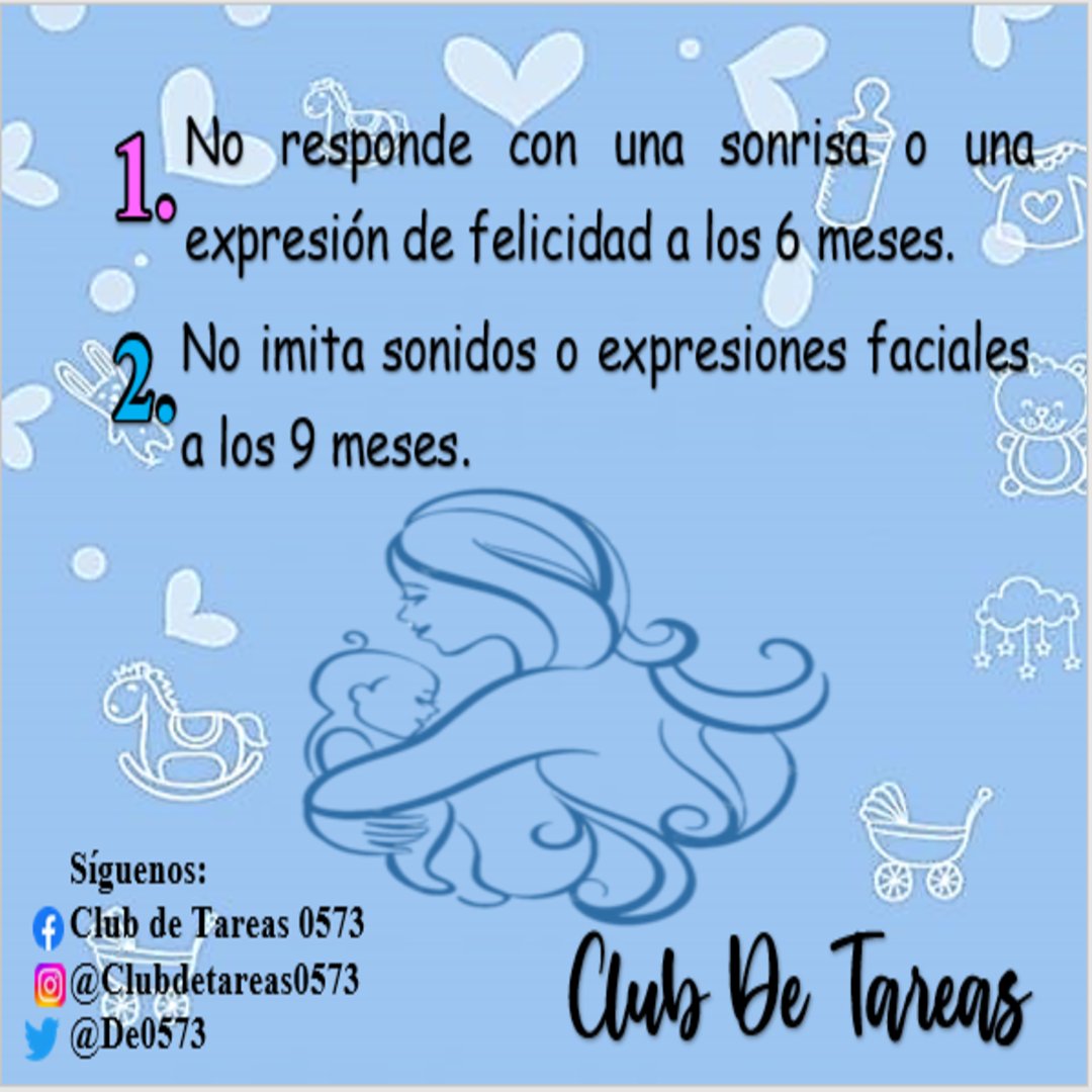 De0573's tweet photo. Los signos del trastorno del espectro autista aparecen en las primeras etapas del desarrollo cuando se observan retrasos evidentes en las habilidades de lenguaje y de interacción social. https://t.co/OjHZw5LxGu