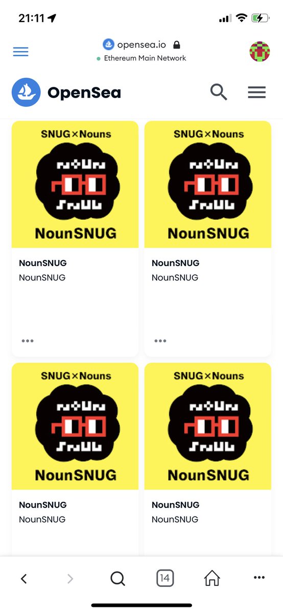 おめでとうございます✨
フルミントしました😚
#snug #NounsSnug