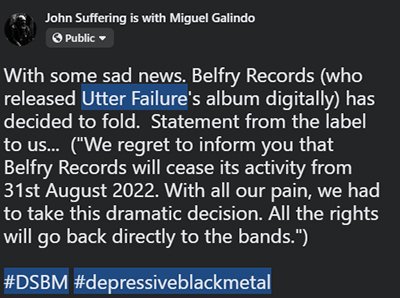 UtterFailureDBM's tweet photo. We are now looking for a label to release this. 
#dsbm #depressiveblackmetal https://t.co/wV1ObMXPzy