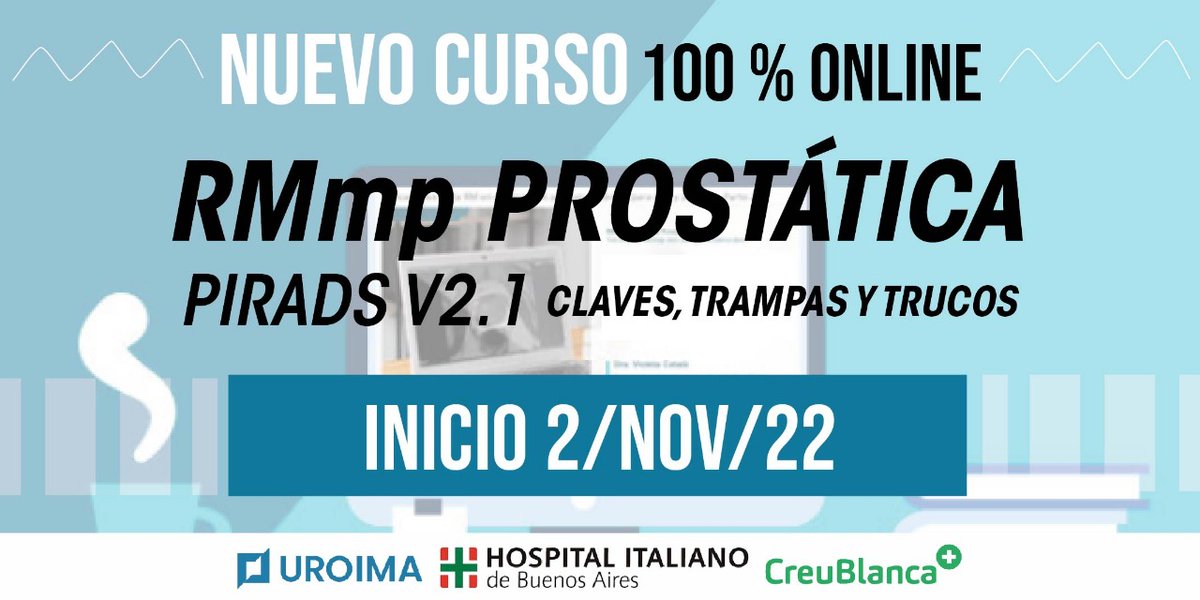 _uroima's tweet photo. Una nueva oportunidad para seguir creciendo profesionalmente 😉
#curso #online #noviembre #internacional #claves #trampas #trucos #prostata #prostatica #nuevo @DiagnosticoHI @creublanca https://t.co/vAyA5ZhYoa