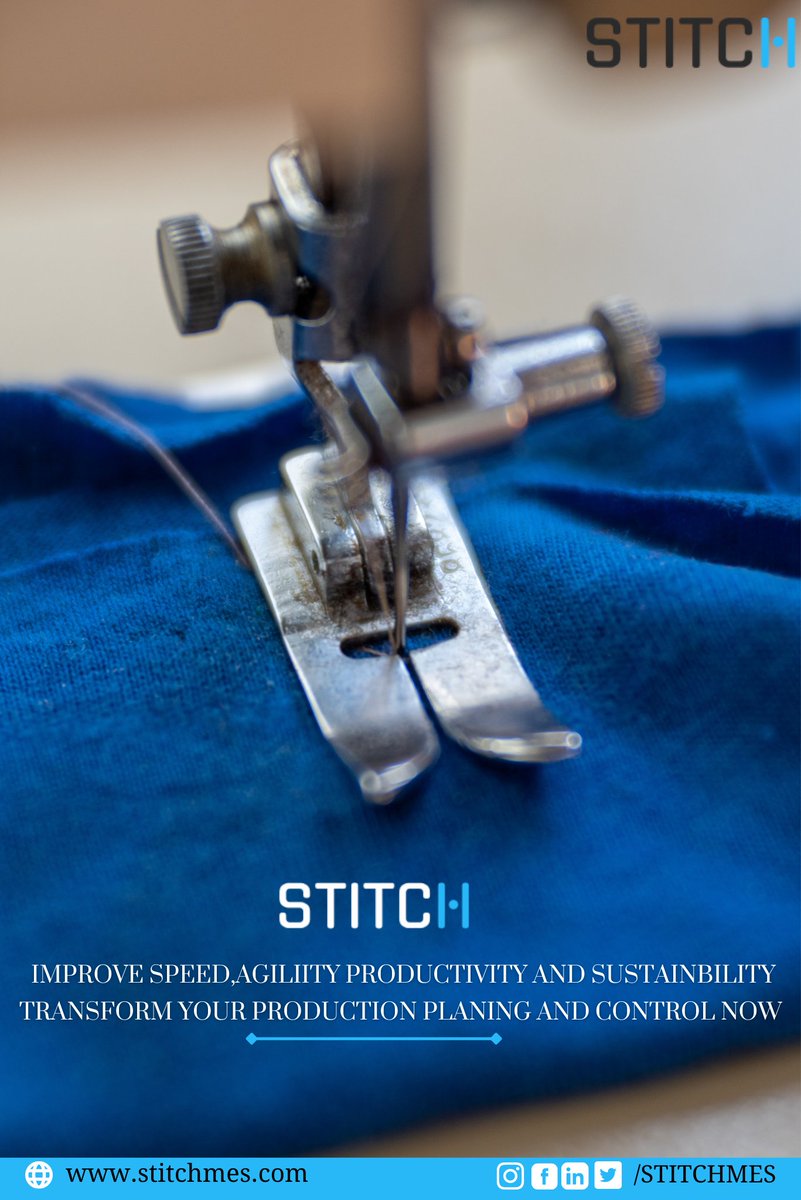 stitch_mes's tweet photo. IMPROVE SPEED,AGILIITY PRODUCTIVITY AND SUSTAINBILITY
TRANSFORM YOUR PRODUCTION PLANING AND CONTROL NOW

#Stitchmes #garmentmanufacturingsoftware #productiontrackingsoftware #realtimeproductiontracking #textilequalitysoftware #productiontrackingsystem https://t.co/4pTQeKLE3m
