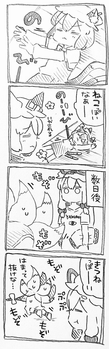 橙ちゃんと藍様と紫様と本能 
