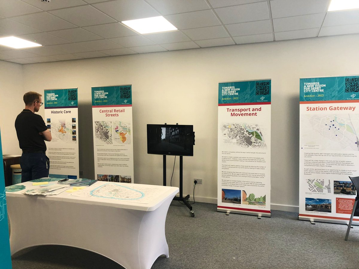 Derby City Lab (@derbycitylab) on Twitter photo It’s been a busy week at the lab, from meetings, focus groups, conversations with investors to welcoming everyone through the doors to give their views on the city centre vision!
<a href="/DerbyCC/">Derby City Council</a> are at the lab until 2pm today. For more info: letstalk.derby.gov.uk
#Derby #City It’s been a busy week at the lab, from meetings, focus groups, conversations with investors to welcoming everyone through the doors to give their views on the city centre vision!
<a href="/DerbyCC/">Derby City Council</a> are at the lab until 2pm today. For more info: letstalk.derby.gov.uk
#Derby #City