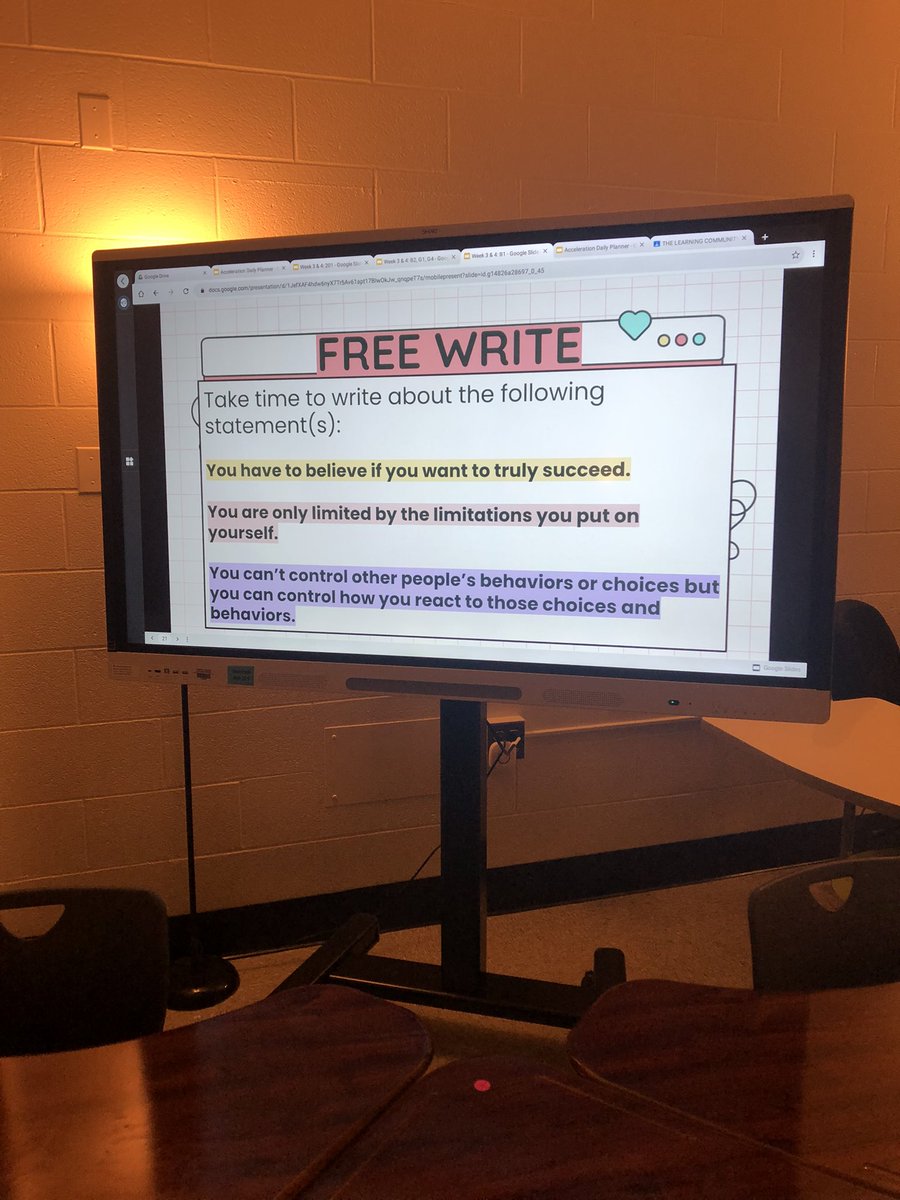 BornToTeachUs's tweet image. The best #ALM strategy that I regularly implement is Free Write time. Students get to stop, think, write, and can be used as a mindfulness strategy.  We ❤️ #FreeWrites What do u do to encourage writing and/or mindfulness in your classroom? #futureeducators @JCPSKY @doss_business