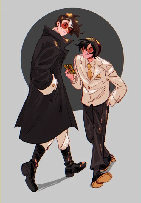 burgundy + b/w[ #dsmpfanart #tntduofanart #quackityfanart #wilbursootfanart ] 