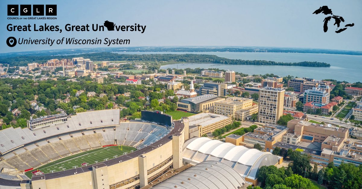 CGLRGreatlakes's tweet photo. Our next #GreatLakesGreatUniversity shoutout is @UWSystem!

#UWSystem is one of the largest systems of public higher education, with 13 universities across 26 campuses and a statewide extension network with offices in every county. #AllinWI

Learn more: https://t.co/Q3YwyItvlZ https://t.co/ZsQol0pX8y