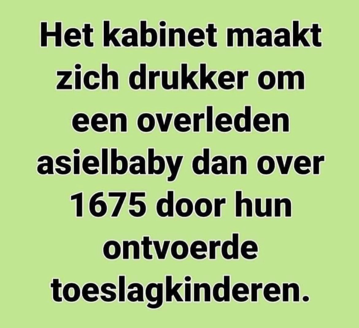 Dus dat .. 😡