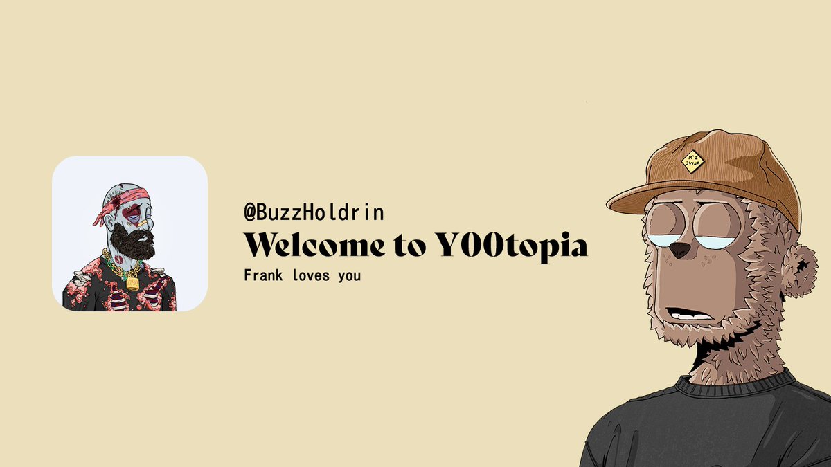 DeY00tList's tweet photo. Hello @BuzzHoldrin,

Your @y00tsNFT WL has been been approved! https://t.co/C8HzRkZqah