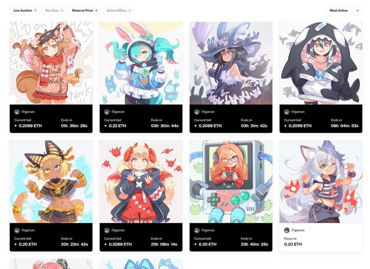 Thank you !! <a href="/ChinpongR/">Sykz</a> san for start bid 
 Neet Robot Gamer
Thank you for the support🙏❤️❤️❤️👾

Thank you <a href="/HitsuuRL/">Hitsu</a> san for start bid 
Fuwafuwa Red Demon
Thank you for the support again!!🙏❤️❤️❤️👅