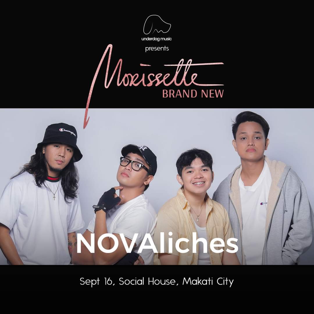 underdogmusic presents:
Morissette Brand New isn't just about new songs, but also new friends!We are so excited to announce that <a href="/itsMorissette/">Morissette</a> and From The Sea are going to be joined by Paolo Sandejas, Any Name's Okay, NOVAliches .Set your alarms for tom at 6pm,for tics details