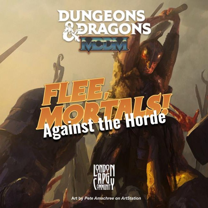 RPGCommunityLDN's tweet photo. TONIGHT: 7 PM BST, 4 plucky players go up Against The Horde! This is our debut live stream for London RPG Community, we'd love for you to join us tonight!

https://t.co/kzgCQXBWEa https://t.co/sb10gNzvgP