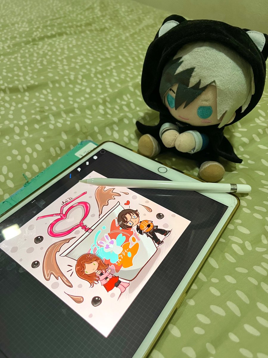 chrianne's tweet photo. Art block….😭😭 

What do you think should I draw next? 

#tearsofthemis #talesofseries #pitanui #plush #artblock #doodle #procreate #FlashbackFriday #xillia2 #dayinthelife #bored https://t.co/nb56LOreI3