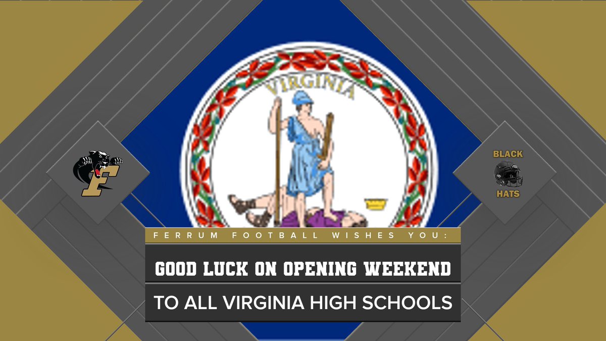 We would like to wish All Virginia High Schools, GOOD LUCK ON OPENING WEEKEND! The Road To States Start Now! #BAM #40WestMind23t
