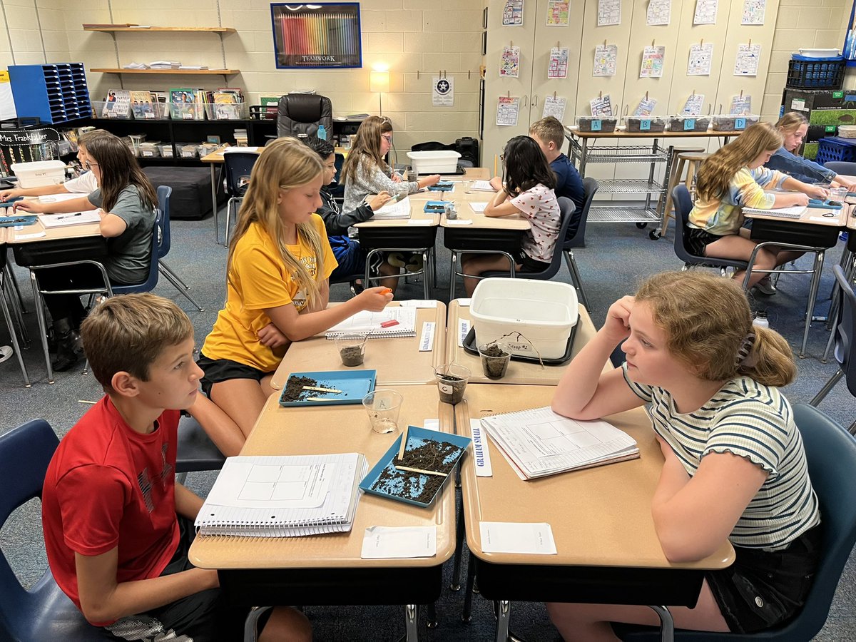 StarGenerals's tweet photo. In our first science investigation we are observing different soil types! 🪱🪴#earthscience #CollaborationCommunication #LearnersMindset https://t.co/jEDvNm2Jj3