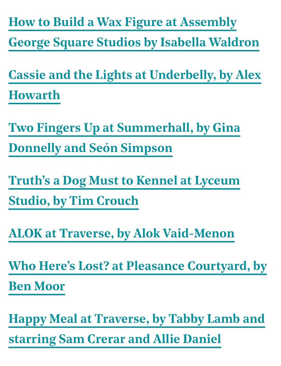LeanneDevlin10's tweet photo. Two Fingers Up had made @TheStage list of best shows of the year!!! I will be forever grateful for being a part of this gem ❤️ 3 shows left @Summerhallery https://t.co/c2BKLMvDAq