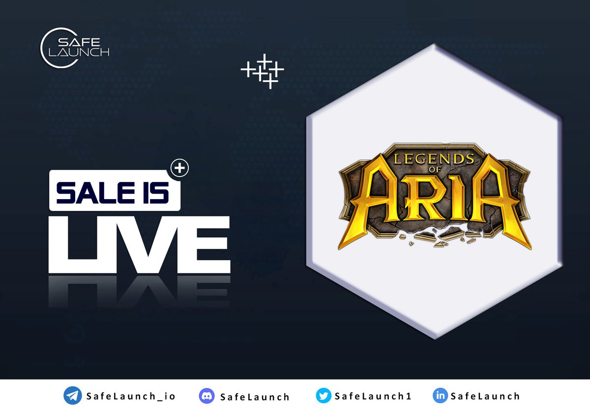 Safelaunch1's tweet photo. 🔥 @LegendsOfAria Sale is LIVE NOW 🔥
🗓 Aug 26th @ 1 PM UTC
💰 $0.035
🔐 50% TGE then 10% linear vesting over 5 months
🎁 Gleam: https://t.co/TjnEluDk33
➡️ Participate: https://t.co/mZKOLURYLQ
#Launchpad #SafeLaunch $SFEX #Crypto #P2E #BlockchainMMORPG #Metaverse $ARIA https://t.co/kVFtgjbn2u