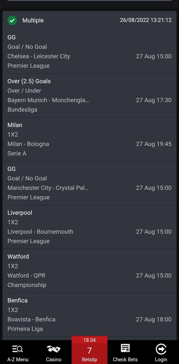 cassipredict's tweet photo. tomorrow free winning ticket
27/08/2022
bet code = KNT287
pray for green
#cassipredict #bettingtips #bettingexpert #football #bet9ja #sport #sportybet #bet22 #betkings #betting https://t.co/GfgJupN3zf