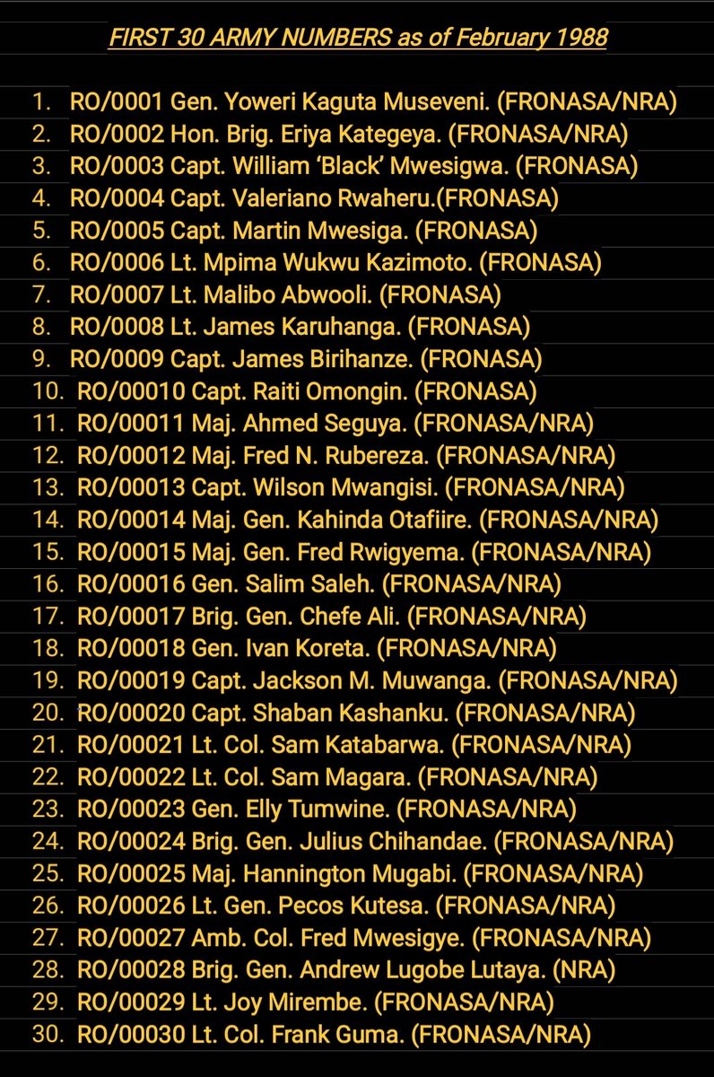 𝐌𝐢𝐥𝐢𝐭𝐚𝐫𝐲 𝐇𝐢𝐬𝐭𝐨𝐫𝐲 𝐔𝐠𝐚𝐧𝐝𝐚 on Twitter: 