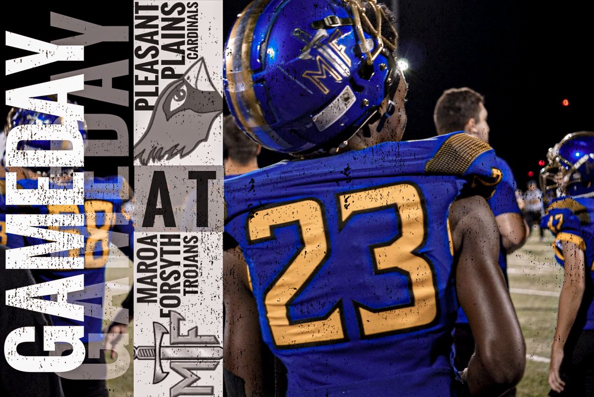 Trojan Army (@mtfsts) on Twitter photo 📣TROJAN ARMY📣
It's finally game day for <a href="/MTFFootball/">Maroa-Forsyth Football</a> as they head to Pleasant Plains for their season opener. Come support and don't forget theme is 🔵Blue Out🔵 ! 📣TROJAN ARMY📣
It's finally game day for <a href="/MTFFootball/">Maroa-Forsyth Football</a> as they head to Pleasant Plains for their season opener. Come support and don't forget theme is 🔵Blue Out🔵 !