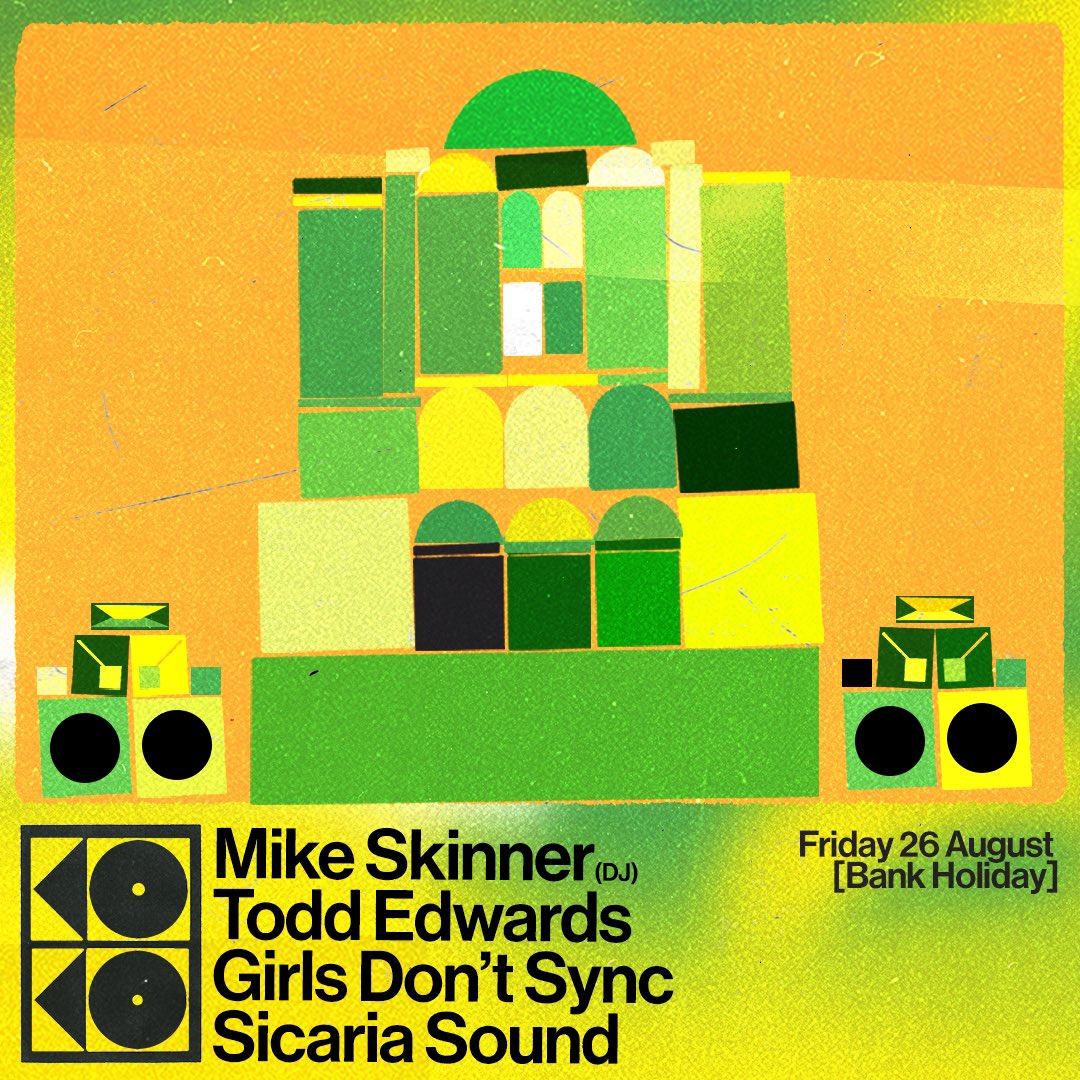 TONIGHT: Getting carnival ready with <a href="/mikeskinnerltd/">Mike Skinner</a> <a href="/toddedwards3000/">Todd Edwards</a> <a href="/girlsdontsync/">Girls Don’t Sync</a> &amp; Sicaria Sound

koko.co.uk/artist/mike-sk…