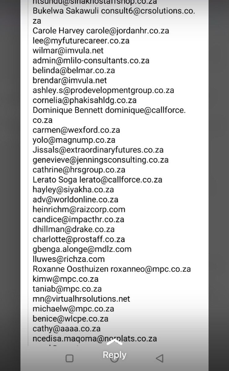 StephenKau28's tweet photo. 🔌 If you’re unemployed send your CV to the emails below 👇🏽 Agencies &amp;HR emails try your LUCK.
Mall of Africa/Duncan/Mnangagwa/Percy Tau #VoetsekMeghan https://t.co/UHFl5zfgG8